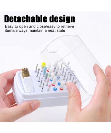 Nail Organizers and Storage | 2 in 1 Nail Drill Holder - Nail Drill Stand with Non-Slip Base Anti-Splash Design for Home Salon - Buy Online on SooperMarket.com