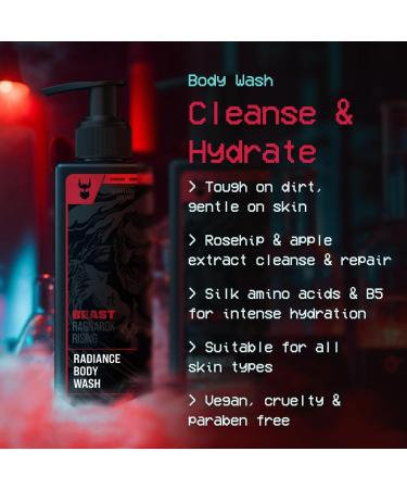 The Beard Struggle Beast Body Bundle: Men's Body Wash Deodorant & Cologne - Eddie Hall The Beast Line Ragnarok Rising Special Edition - Premium Body Wash Men Men Deodorant & Roll on Cologne for Men - Buy Online on SooperMarket.com