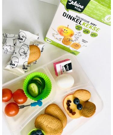 Organic Vegan Spelled Cookies for Toddlers | 10 x 150g | Additive-Free Baby Snack in Practical Portion Packs - Buy Online on SooperMarket.com