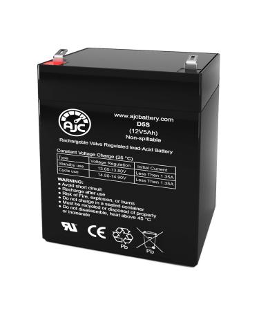 AJC Battery Compatible with Coopower CP12-4.5 12V 5Ah Sealed Lead Acid Battery