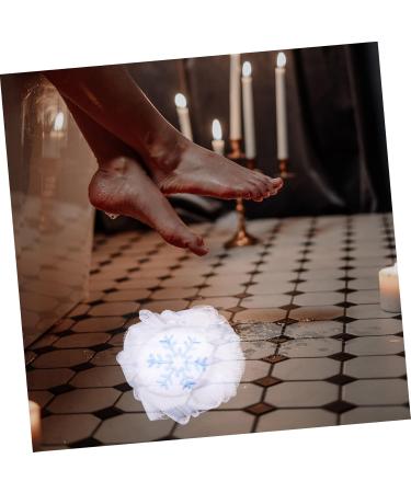 2pcs Soft Bath Ball & Exfoliating Shower Pouf - Luxurious Bathing Accessories for Girls - Cotton Loofah & Back Scrubber - Ideal for Relaxing Showers - Buy Online on SooperMarket.com