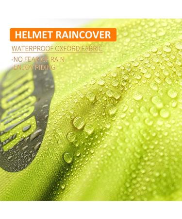 Cutially Waterproof Bicycle Helmet Cover | Reflective Rain Hood for Cycling | Perfect for Travel & Excursions - Buy Online on SooperMarket.com
