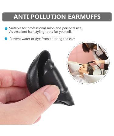 KALLORY 6pcs Hair Dye Ear Covers - Salon Professional Earmuffs in Black - Buy Online on SooperMarket.com