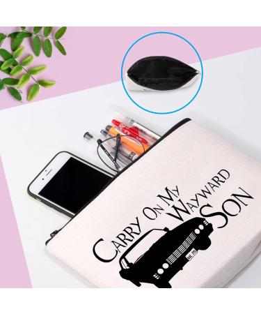 Carry On My Wayward Son Makeup Bag - Perfect for Fans | Shop Internationally - Buy Online on SooperMarket.com