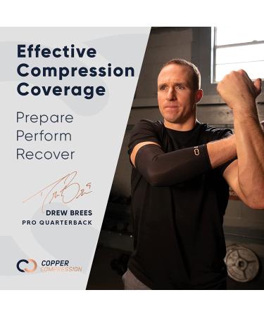 Copper Compression Hamstring Support Sleeve - XL X-Large - Anti-Slip Thigh Support for Sore Hamstring, Groin, Quad - Ideal for Muscle Sprains, Tendinitis, Workouts, Sciatica Pain - Men & Women - 1 Pack - Buy Online on SooperMarket.com