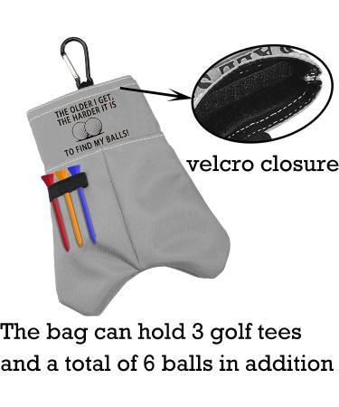 BLUPARK Funny Golf Ball Storage Bag for Grandpa Dad - The Older I Get, The Harder It is to Find My Balls - Buy Online on SooperMarket.com