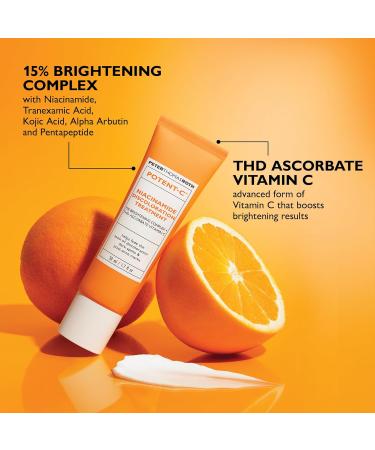 Peter Thomas Roth Potent-C Niacinamide Treatment | Brighten Dark Spots & Post-Acne Marks Intensive Vitamin C Formula | International Shipping Available - Buy Online on SooperMarket.com
