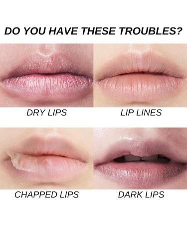 TBeautfave Clear Lip Balm Stick Lip Oil Moisturizing Lip Mask Lip Plumper Gloss Chapstick Lip Moisturiser for Dry Chapped Peeling Cracked Lips Fades Lip Lines Lip Repair Gifts for Teenage Girls - Buy Online on SooperMarket.com