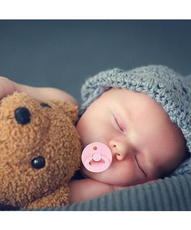 Shop Pink Silicone Baby Pacifier & Teething Ring - Ideal Teething Aid for 6 Months+ - Buy Online on SooperMarket.com