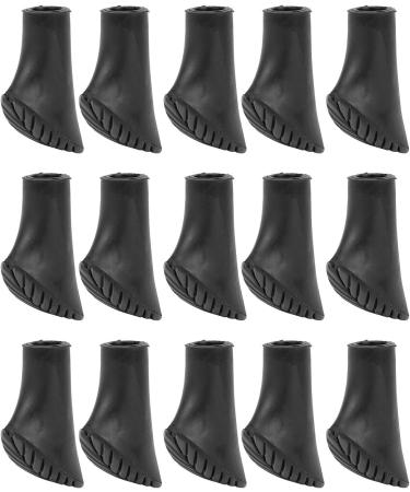 Socobeta Walking Stick Tips Rubber 9mm Pole Tips 18x8x3 Universal 15PCS Pole Tip Protectors Walking Stick Feet Cover Nonslip Pad Alpenstocks Accessory - Buy Online on SooperMarket.com