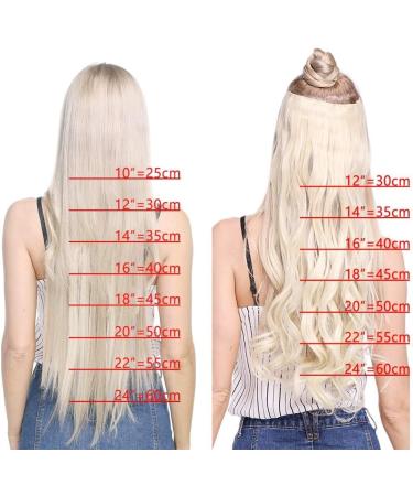24 Curly Clip-In Hair Extensions - Light Brown Synthetic Hairpiece #24 Inch Curly - Buy Online on SooperMarket.com