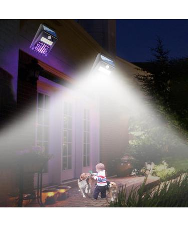 Bugg Outdoor Solar Powered Zapper | Waterproof Solar Zapper Against Mosquitoes for Outdoor | Mosquito Repellent with Motion Sensor Effective and Safe for Virtcooy - Buy Online on SooperMarket.com