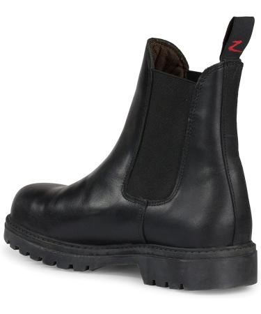 HORZE Safety Work Paddock Boots Black 7.5 (Size 38) - Premium Safety Footwear for Equestrian Professionals - Buy Online on SooperMarket.com