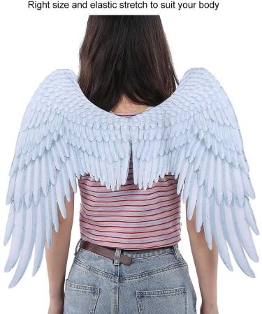 SUNGOOYUE Large Wing Prop Non Woven Fabric Children's Angel Wings - Halloween Party Costume Accessories (White DS18002A) - Buy Online on SooperMarket.com
