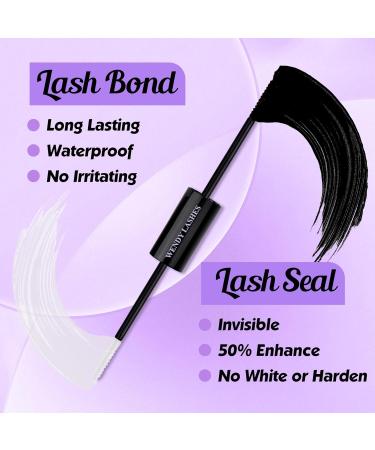 Shop WENDY Lash Extension Kit - 60D+80D D Curl Cluster Lashes for Stunning 3D Effect - Includes Lash Bond Seal & Applicator - International Shipping Available - Buy Online on SooperMarket.com