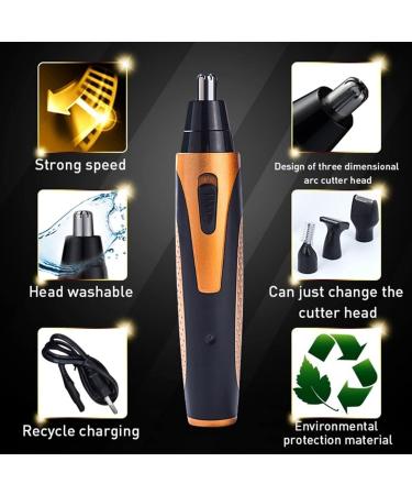 TEMKIN Nose Hair Trimmer | Rechargeable Waterproof Trimmer for Men - Beard & Eyebrow Grooming Essentials - Buy Online on SooperMarket.com