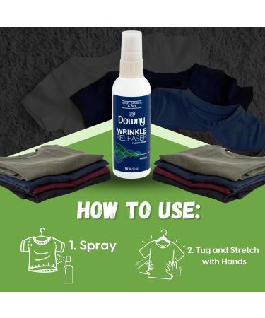 Wrinkle Release Spray Bundle | Travel Size Downy Wrinkle Releaser Spray | Essential Fabric Softener | Wrinkle Free Spray - Good For My Home - Buy Online on SooperMarket.com