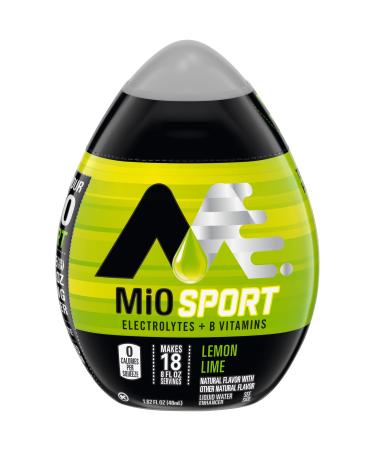 Mio Sport Liquid Water Enhancer, Lemon Lime, 1.62 Ounce, Pack of 6 1.62 Fl Oz (Pack of 6)