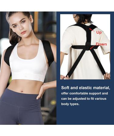 HIJJPS Adjustable Posture Corrector for Women & Men - Invisible Upper Back Brace for Pain Relief - Buy Online on SooperMarket.com