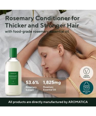 AROMATICA Rosemary Scalp Scaling Shampoo & Conditioner Gift Set - 400ml | Vegan Hair Care with Rosemary Oil for Dry, Itchy Scalp - Buy Online on SooperMarket.com
