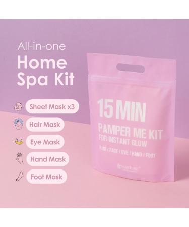 Shop NAISTURE Spa Kit for Women Complete Korean Skincare Set with Hair Hand Foot & Facial Masks | 15-Minute Pamper Me Kit - Buy Online on SooperMarket.com