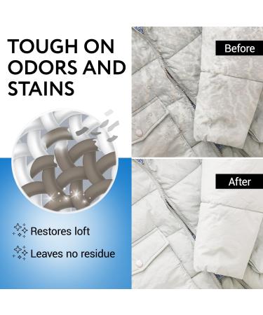20 Loads Concentrated Down Wash Detergent - Restore Loft & Warmth for Coats & Jackets - USA Made - High-Performance 32 oz Detergent for Water Repellency - Buy Online on SooperMarket.com