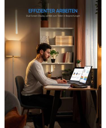 Arzopa 15.6 Portable Monitor - 1080P FHD HDR Eye Care Display with HDMI/USB-C for Laptop PC PS4 & Xbox - International Shipping Available - Buy Online on SooperMarket.com