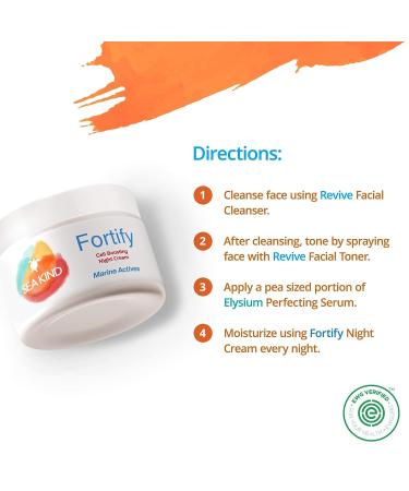 Sea Kind Natural Anti-Wrinkle Face Moisturizer with Marine Actives | Anti-Aging Night Cream - Buy Online on SooperMarket.com