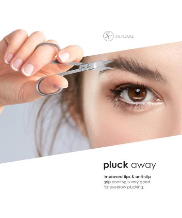 Fabcare Professional Nail Scissors with Case & Ebook | Extra Sharp Micro-Teeth Design for Finger & Toe Nails | Left-Hand Friendly - N-005 - Buy Online on SooperMarket.com