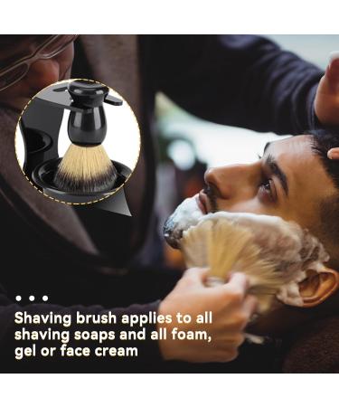 3-in-1 Men's Shaving Kit: Shaving Brush & Bowl Set with Safety Stand - Portable Shave Accessories - Buy Online on SooperMarket.com