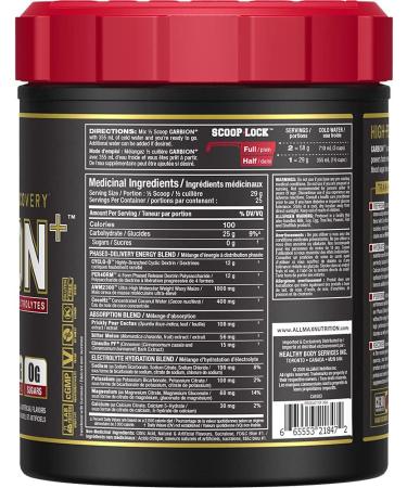ALLMAX Nutrition - CARBION+ (Hydration Endurance & Recovery) - Blue Ice - 725 Gram Blue Bomb Pop 725.0 g (Pack of 1) - Buy Online on SooperMarket.com