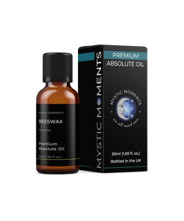 Mystic Moments | Beeswax Absolute Oil 50ml (Cera Alba) Pure & Natural Absolute Oil for Skincare Perfumery & Aromatherapy