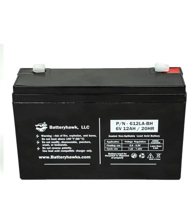 Buy 6V 12AH SLA Sealed Lead Acid Battery - F1 Terminal for Exit Sign Emergency Light Solar UPS | High-Quality Battery Online - Buy Online on SooperMarket.com