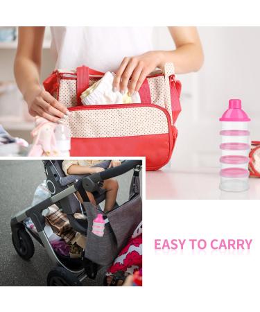 XINRUI 2pcs Portable Infant Baby Milk Powder Dispenser - 5 Layers, 100ml Per Layer - Buy Online on SooperMarket.com