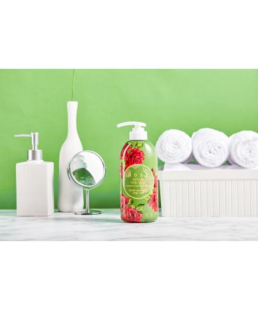 Rose Perfume Body Lotion 16.9 FL OZ | Hydrating & Fragrant | International Shipping Available - Buy Online on SooperMarket.com