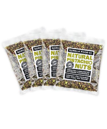 Gorilla Food Co. Natural Pistachio Nuts - 3.2kg (4 Packs)
