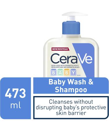 CeraVe BABY Moisturizing Lotion (473ML) and CeraVe Baby Wash & Shampoo (473ML) | Tear-Free Gentle Formulas - Buy Online on SooperMarket.com