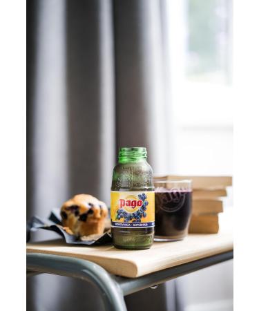 Pago-Blueberry-100% Natural Fruits and Vegan Friendly and Gluten Free 200ml (Pack of 12) - Buy Online on SooperMarket.com