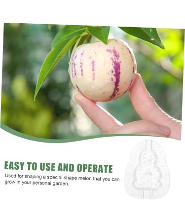 GANAZONO 12 Pcs Vegetable Mold Plastic Fruit Pumpkin for Fruits Mold Watermelon Strawberry 9x8cmx4pcs Transparentx4pcs - Buy Online on SooperMarket.com