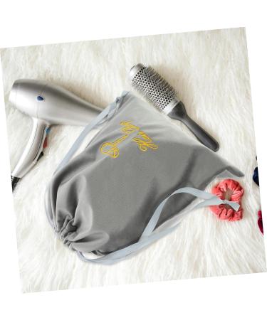 HAPINARY Travel Drawstring Bag Hair Tool Travel Bag Grey Fabric Bag for Hair Dryer - Buy Online on SooperMarket.com