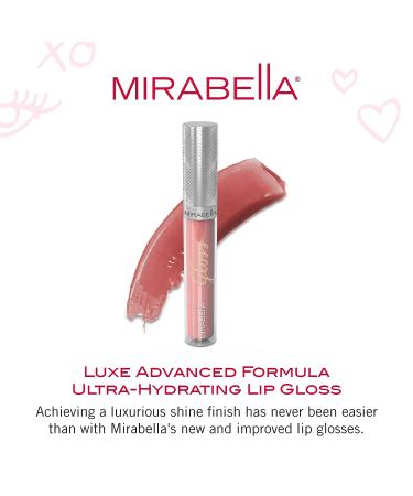 Mirabella Ultra-Hydrating Lip Gloss in Posh - Shimmering Rosy Pink | Glossy Shine Finish & Superior Color | Essential Oils for Nourished Lips - Buy Online on SooperMarket.com