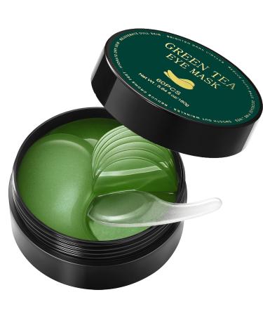 CCbeauty Green Tea Under Eye Masks - Collagen Eye Patches for Dark Circles Puffiness & Wrinkles - 30 Pairs Hydrating Gel Pads for Skincare - Buy Online on SooperMarket.com
