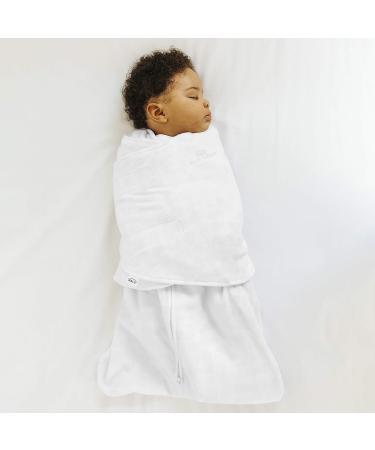 HALO Baby Sleeping Bag Swaddle | 1.5 TOG SleepSack | White 100% Cotton | Easy Zip Access | Newborn Sleep Sack | Boys & Girls 4-6 Months - Buy Online on SooperMarket.com