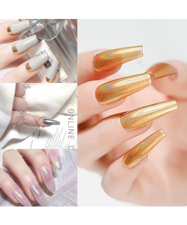 Chrome Nail Powder Set - 6 Colors for Shiny, Holographic Nail Art - Buy Online on SooperMarket.com