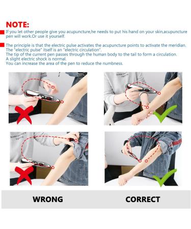 Acupuncture Pen USB Rechargeable Electronic Acupuncture Pen Therapy Instrument Meridian Energy Pen Massager Relief Pain Tools - Buy Online on SooperMarket.com