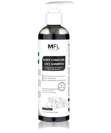 Made For Locs Black Charcoal Shampoo|Removes Locs Build-up | No Need To Dilute| 8 oz