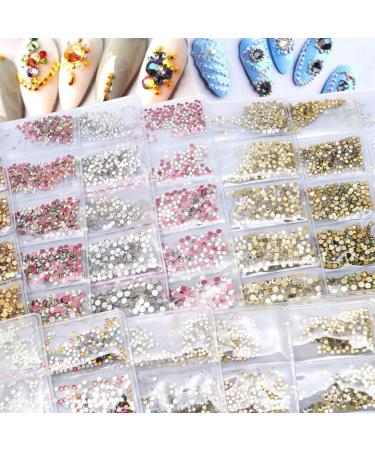 nail art set DIY Nails Rhinestones Nail Art Cosmetics Clothes Design Jewels Diamond Accessories Style4 - Buy Online on SooperMarket.com
