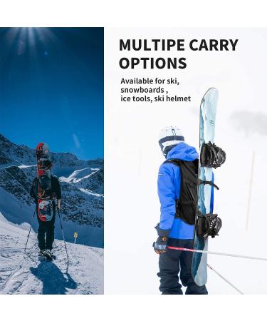 Unigear 22L Ski Backpack - Waterproof 900D Polyester, Ideal for Snowboard, Ski, Camping, Hiking - Gray - Buy Online on SooperMarket.com