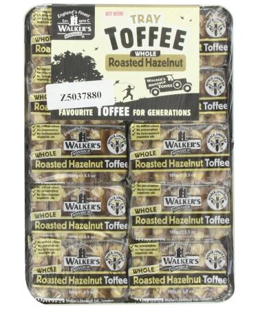 Walkers Roasted Hazelnut Toffee 3.5-Ounce Packages (Pack of 10)