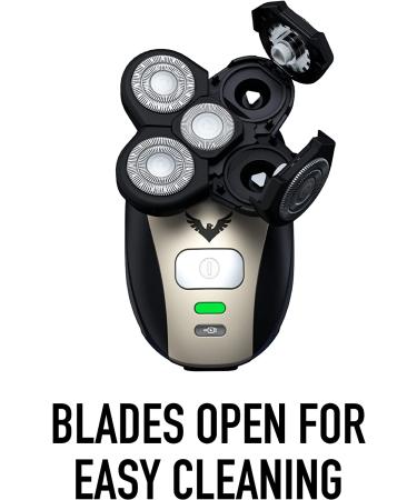 FlexSeries Electric Head Hair Shaver by Freedom Grooming - Cordless Wet/Dry Razor for Men - Buy Online on SooperMarket.com